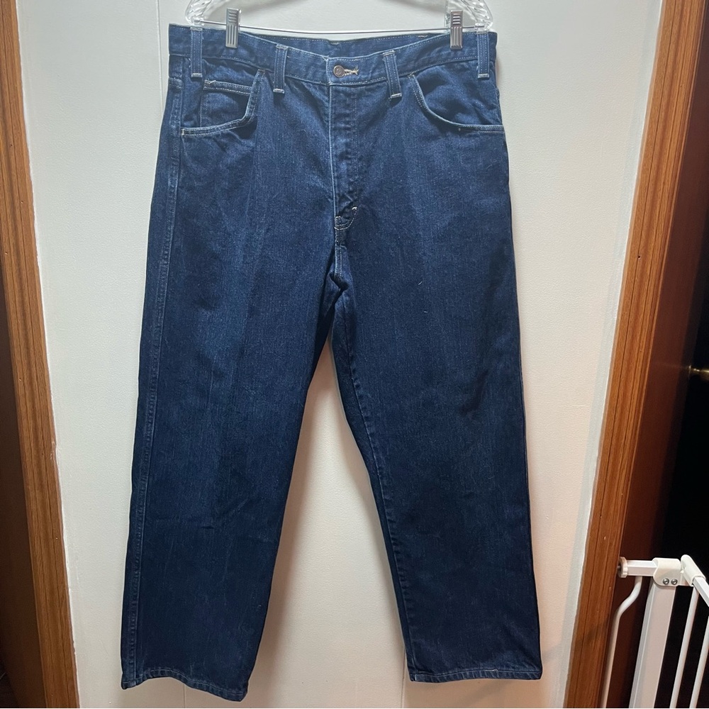 Dickies FR Jeans Blue Denim 2112‎ Men's Size 38x30 Arc Rating 20.0